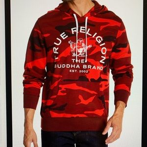 True Religion Red Camo Hoodie